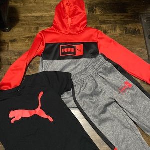 PUMA Big Boys 3-pc. Pant Set, only worn twice. Like new condition